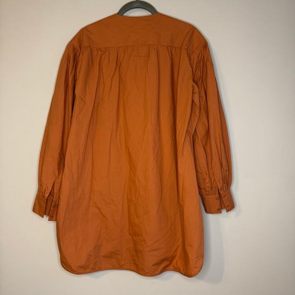 Ulla Johnson Scarlette Tunic Orange Embroidered Size 2 - Picture 9 of 9